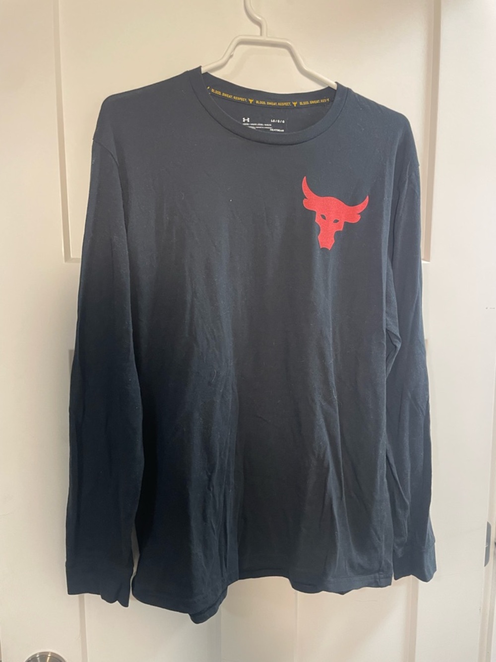 Under Armour Dwanye Johnson The Rock Respect Long Sleeve Workout Shirt